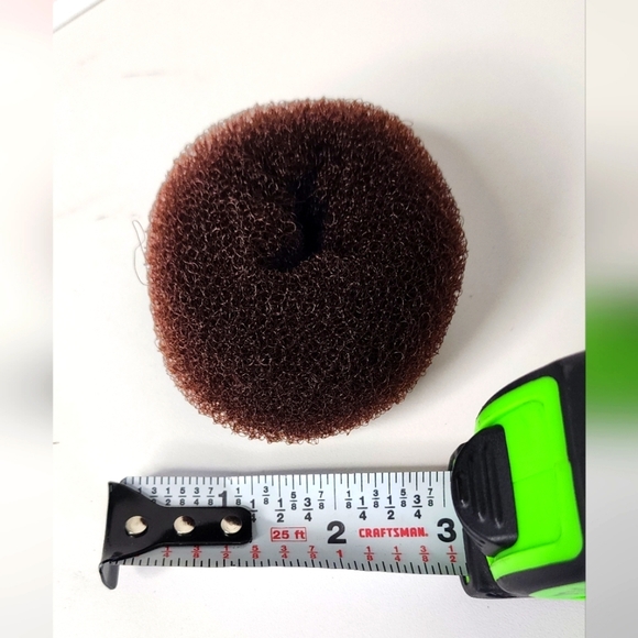 New Brown Hair Donut Bun Maker Set NEW+FAST SHIPPING - Picture 5 of 5